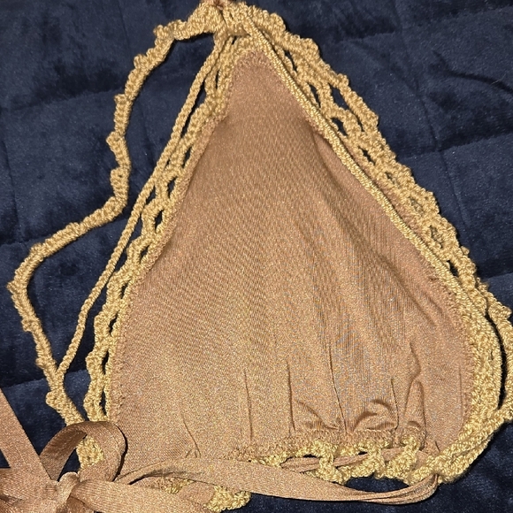 Gold Embellished Bikini Set - Picture 7 of 17